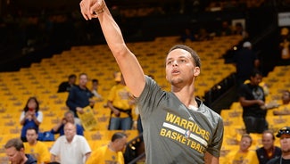 Next Story Image: Stephen Curry nails shot from hallway prior to game